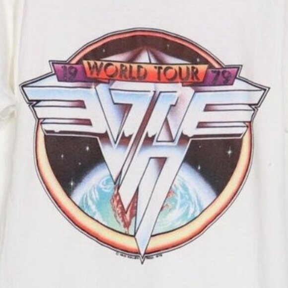 Van Halen 1979 Heart Day On The Green Retro Rock Band Graphic T-Shirt 187 - Picture 2 of 5